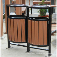 High Quanlity Outdoor Environment WPC Trash Bin